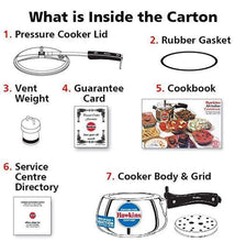 Load image into Gallery viewer, HAWKINS STAINLESS STEEL PRESSURE COOKER, 3 LITRES, CONTURA, SSC30 - KOCHEN ESSENTIAL