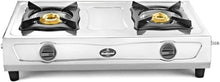 Load image into Gallery viewer, SUNFLAME SHAKTI DX STAINLESS STEEL 2 BURNER GAS STOVE, SS, MANUAL - KOCHEN ESSENTIAL