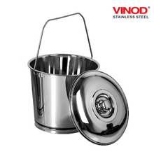 Load image into Gallery viewer, Vinod Stainless Steel Balti with Lid - KOCHEN ESSENTIAL