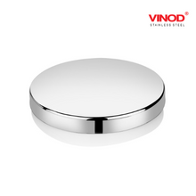 Load image into Gallery viewer, Vinod Stainless Steel Traditional Plate / Bhojan Thali / Khumcha Thali set of 2 - KOCHEN ESSENTIAL