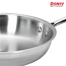 Load image into Gallery viewer, DONIV Titanium Triply Stainless Steel Fry Pan, Induction Friendly - KOCHEN ESSENTIAL