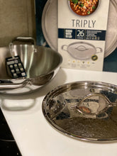 Load image into Gallery viewer, FACKELMANN TRIPLY STAINLESS STEEL KADHAI , 3 PLY WITH DESIGNER LID - KOCHEN ESSENTIAL