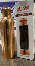 Load image into Gallery viewer, LAKSHITA COPPER BOTTLE PLAIN 1000ML - KOCHEN ESSENTIAL