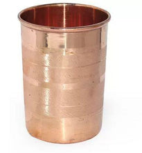 Load image into Gallery viewer, RAJHANS CRAFT 100% VIRGIN COPPER GLASS SET , SET OF 6 GLASSES , COPPER - KOCHEN ESSENTIAL