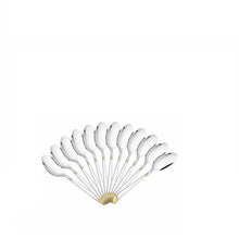 Load image into Gallery viewer, PNB KITCHENMATE STAINLESS STEEL DESERT SPOON (DESIGN - VICEROY GOLD) - (6 PIECES) - KOCHEN ESSENTIAL