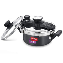 Load image into Gallery viewer, PRESTIGE CLIP-ON MINI HARD ANODISED ALUMINIUM PRESSURE COOKER, 2 LITRES, BLACK - KOCHEN ESSENTIAL