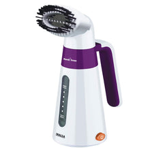 Load image into Gallery viewer, Inalsa Garment Vertical Steamer Handy Steam-600W with Detachable Fabric Brush &amp; 120ml Capacity, (White/Purple)
