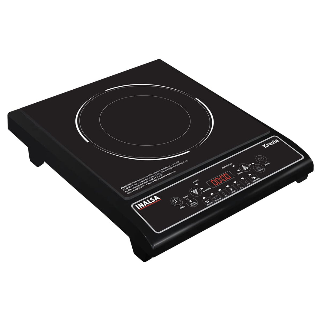 INALSA Krevia Induction Cooktop 2000 Watt|8 Power Mode (600 W - 2000 W)