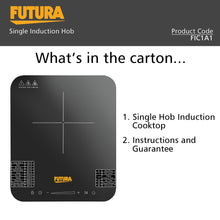 Load image into Gallery viewer, Hawkins Futura Single Induction Hob, 2000-W Cooktop with 20 Power Settings, Precise Time Setting Intervals, Child Lock, Black (FIC1A1)
