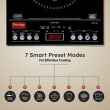Load image into Gallery viewer, Prestige PIC 3.1 V3 2000 Watts Induction Cooktop | Patented Automatic Whistle Counter | 4KV Surge Protection | 7 Preset Indian Menu Options With Timer | Touch Button | Black | 1Y Warranty | BIS
