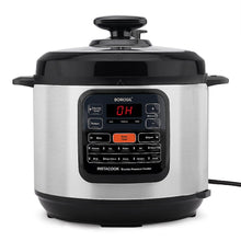 Load image into Gallery viewer, Borosil InstaCook 6L Electric Rice Cooker | Keep Warm Feature with Indicator Display, Anti Skid Rubber Feet | Cook &amp; Boil Noodles, Rice, Upma, Idli | 2 Years Warranty

