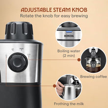 Load image into Gallery viewer, Borosil Brew Mate Drip Coffee Machine with Borosilicate Glass Carafe | Coffeemaker | 6 Cups Capacity | Anti-Drip Function, Auto Shutoff, Keep Warm Plate | 2 Years Warranty | Black
