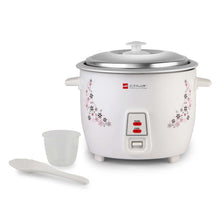 Load image into Gallery viewer, Electric Rice Cooker Cello Iris rice cooker 1.5 Liter, 500 Watts | One-Switch Design, Removable Non-Stick Pot | Compact &amp; Portable Design, Auto Cook &amp; Keep Warm Function | Perfect For 4 to 5 Family Members
