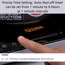 Load image into Gallery viewer, Hawkins Futura Single Induction Hob, 2000-W Cooktop with 20 Power Settings, Precise Time Setting Intervals, Child Lock, Black (FIC1A1)
