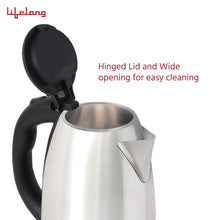 Load image into Gallery viewer, Lifelong LLEK15 Electric Kettle 1.5L with Stainless Steel Body, Easy and Fast Boiling of Water for Instant Noodles, Soup, Tea etc. (1 Year Warranty, Silver)
