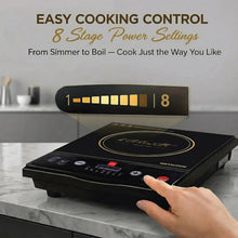 Load image into Gallery viewer, Cello Induction Cooker Blazing Glaze, 1600W | Power On/Off Push Button | Compact &amp; Portable | Black
