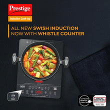 Load image into Gallery viewer, Prestige Swish V4 2000 W Induction Cooktop|Automatic Keep Warm|Power Saving Technology|Automatic Whistle Counter|Indian Menu Options|Black
