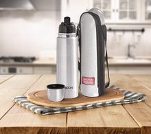 Load image into Gallery viewer, Milton Thermosteel Flip Lid Flask, 1000 milliliters, Silver
