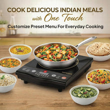 Load image into Gallery viewer, Cello Induction Cooker Blazing Glaze, 1600W | Power On/Off Push Button | Compact &amp; Portable | Black
