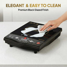 Load image into Gallery viewer, Cello Induction Cooker Blazing Glaze, 1600W | Power On/Off Push Button | Compact &amp; Portable | Black
