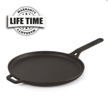 Load image into Gallery viewer, Cello Ironica Pre-Seasoned Cast Iron Dosa Tawa 28cm, 1 pc
