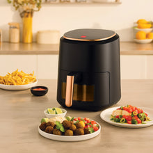 Load image into Gallery viewer, Cello Smart Pro Digital Display &amp; Touch Control Panel, Uses up to 90% Less Fat 1400 W Air Fryer (4.5 L)
