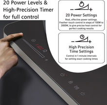 Load image into Gallery viewer, Hawkins Futura Dual Hob Induction Cooktop, 3600-W, Auto Cut-off, Child Lock, Intelligent Boil-Dry Protection, 20 Power Settings, Black (FIC2A1)
