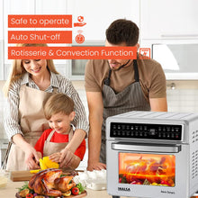 Load image into Gallery viewer, INALSA Air Fryer Oven Aero Smart With 23 L Capacity|1700 W-16 Preset Programs|| Digital Display and Touch Control | Rotisserie &amp; Convection| 8 Accessories| Recipe Book|2 Year Warranty
