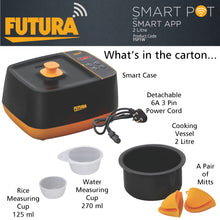 Load image into Gallery viewer, Futura Smartpot with Smart App, 2 Litre Smart Electric Cooker (FSP1W)
