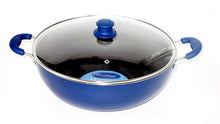 Load image into Gallery viewer, DEVIDAYAL NON STICK KADAI WITH GLASS LID, 4MM - KOCHEN ESSENTIAL
