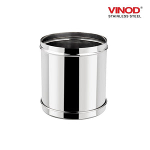 Vinod Stainless Steel Airtight Deep Dabba - 3.50 Kg, 4.50 Kg, 5.00 Kg & 6.00 Kg - set of 4 pieces - KOCHEN ESSENTIAL
