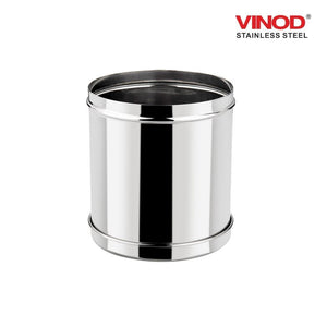 Vinod Stainless Steel Airtight Deep Dabba - From 350 ml to 6 Kg - set of 12 pieces - KOCHEN ESSENTIAL