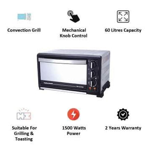 MORPHY RICHARDS OTG, OVEN TOASTER GRILL 60 LITRES, RCSS 60 L OTG, BLACK - KOCHEN ESSENTIAL