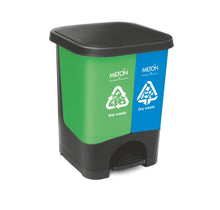 Load image into Gallery viewer, TWIN DUSTBIN 20L - KOCHEN ESSENTIAL
