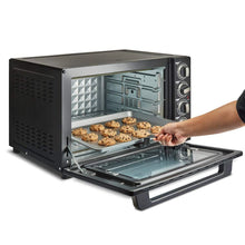 Load image into Gallery viewer, BOROSIL PRIMA 60 L OTG, WITH MOTORISED ROTISSERIE AND CONVECTION, 2000W, 12 STAGE HEAT SELECTION, BLACK - KOCHEN ESSENTIAL
