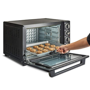 BOROSIL PRIMA 60 L OTG, WITH MOTORISED ROTISSERIE AND CONVECTION, 2000W, 12 STAGE HEAT SELECTION, BLACK - KOCHEN ESSENTIAL