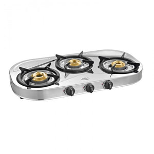 SUNFLAME SHAKTI STAR 3B SS GAS STOVE - KOCHEN ESSENTIAL