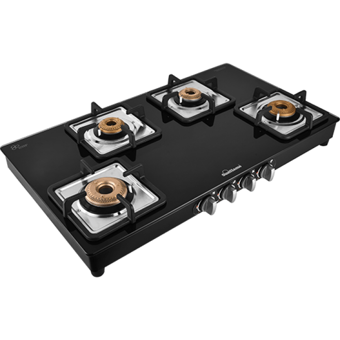 SUNFLAME AURA BLACK 4 BURNER - KOCHEN ESSENTIAL