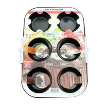 Load image into Gallery viewer, FACKELMANN 6 CUPS MUFFIN PAN 267X181X28 - KOCHEN ESSENTIAL
