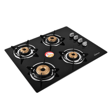 Load image into Gallery viewer, SUNFLAME 4 BURNER GAS STOVE, CT HOB AUTO IGNITION - KOCHEN ESSENTIAL
