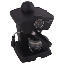 Load image into Gallery viewer, MORPHY RICHARDS FRESCO 800-WATT 4-CUPS ESPRESSO COFFEE MAKER (BLACK) - KOCHEN ESSENTIAL
