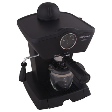 MORPHY RICHARDS FRESCO 800-WATT 4-CUPS ESPRESSO COFFEE MAKER (BLACK) - KOCHEN ESSENTIAL