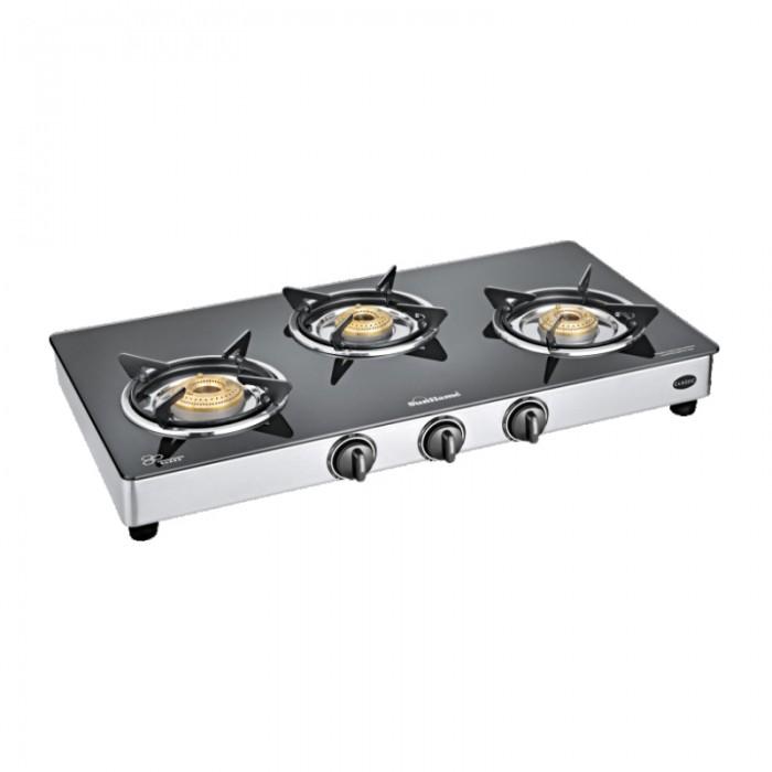 SUNFLAME 3 BURNER GAS STOVE,  CLASSIC, SS - KOCHEN ESSENTIAL