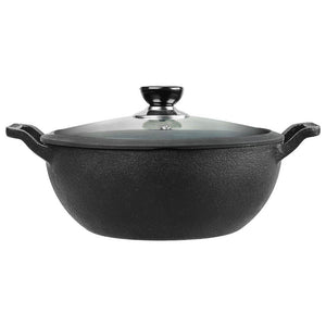 VINOD LEGACY CAST IRON KADAI, 26CM, 4.3L - KOCHEN ESSENTIAL