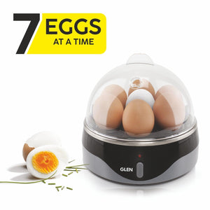 Glen Egg Boiler Boils 7 Eggs, 1 Poaching Cup, Auto shut Off, 350W (3030EB7) - KOCHEN ESSENTIAL