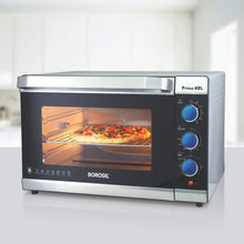 Load image into Gallery viewer, BOROSIL PRIMA 48 L OTG, WITH MOTORISED ROTISSERIE AND CONVECTION, 2000 W, 6 STAGE HEATING FUNCTION, SILVER - KOCHEN ESSENTIAL
