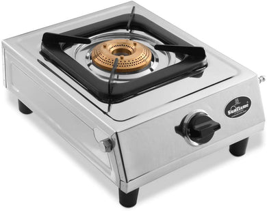 SUNFLAME STAINLESS STEEL SINGLE BURNER GAS STOVE, DLX, MANUEL - KOCHEN ESSENTIAL