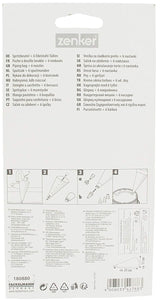 FACKELMANN ZENKER FORCING BAG 30CM WITH SQUEEZER BAG & 6 DIFFERENT ADAPTORS - KOCHEN ESSENTIAL