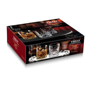 TREO EDRIC WHISKEY GLASS 340ML (6PCS SET) - KOCHEN ESSENTIAL