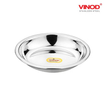 Load image into Gallery viewer, Vinod Stainless Steel Halwa Plate Set of 12 Pieces - KOCHEN ESSENTIAL
